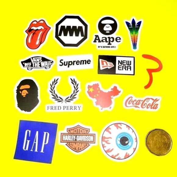 3/$20 brand new 15pcs waterproof stickers - Picture 1 of 1